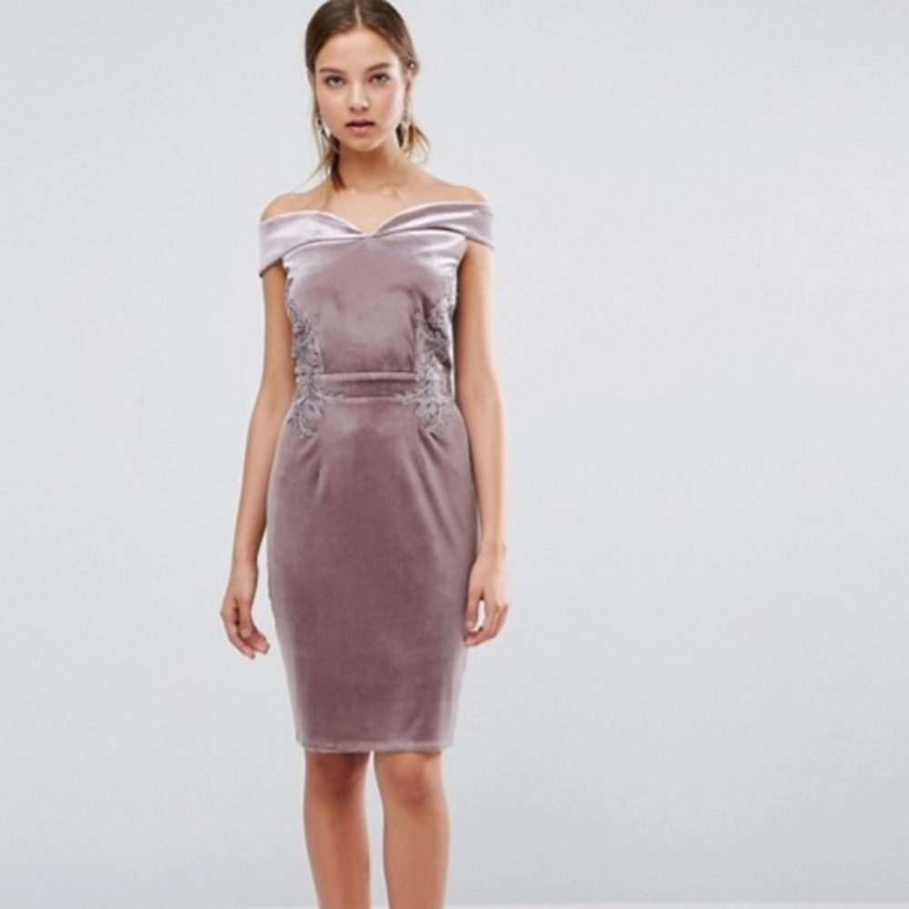 ASOS Little Mistress Midi Dress